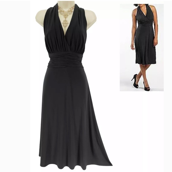 sexy black dress size 14